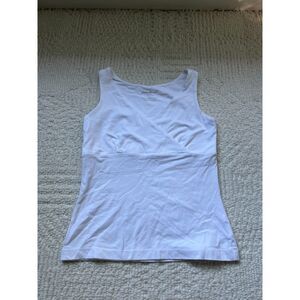 eddie bauer white tank top size xs